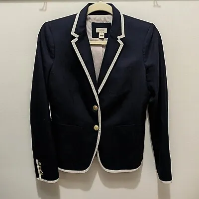 J. Crew Navy Blue Blazer Womens Size 4 • $30