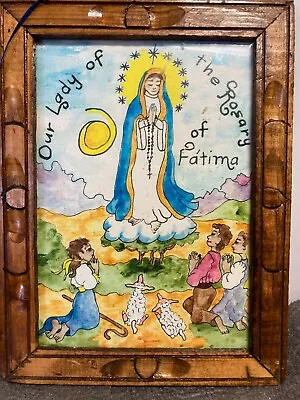 Virgen Del Rosario RETABLO • $25