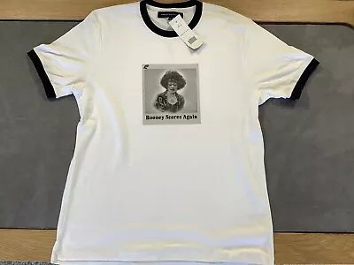 £14 • Buy French Connection FCUK T Shirt Wayne Rooney Scores Again 00’s Cotton Size M NOS