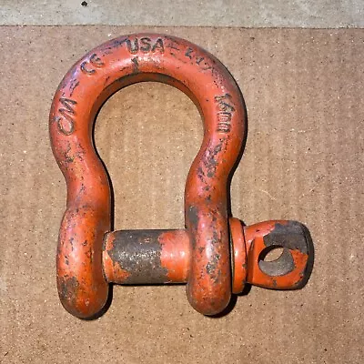 CM USA 16mm WLL 4-1/2T  5/8 Anchor Shackle Alloy Orange Ready To Do Work ! • $15