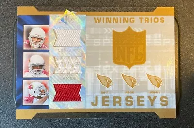 2007 SPx Winning Trios Jerseys Matt Leinart Edgerrin James Anquan Boldin HOF • $9.99