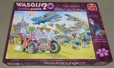 Wasgij - Destiny No 5 - Time Travel!  - 1000 Piece Used • £4.80