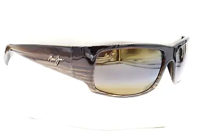 New Maui Jim World Cup Chocolate Stripe Fade Bronze Sunglasses H266-01 $279 • $223.20