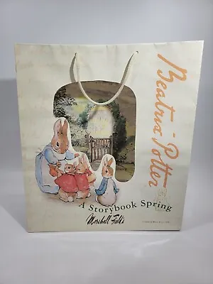 KSD 16x18 Marshall Field's 1998 Beatrix Potter Peter Rabbit Paper Bag Gift Tote • $5