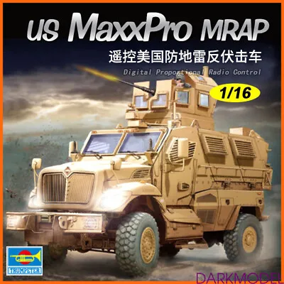 TRUMPETER 00815 1:16 US M-ATV MRAP Digital Proportional Radio Control  Model Kit • $199