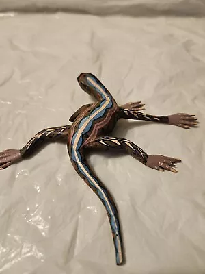 Vintage Mauricio Ramirez Arrazola (Oaxaca) Alebrije Wood Carving Lizard • $39.99