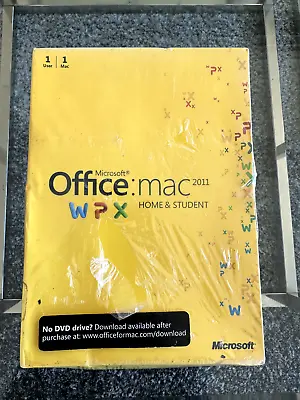 Microsoft Office MAC 2011 Home And Student 1 MAC New As Pictured • $89.95