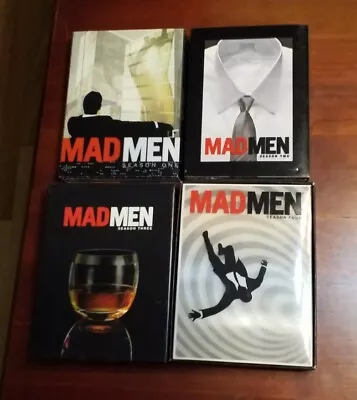 Mad Men Seasons 1 Thru 4 One Thru Four DVD Box Set Lot Of 4 • $19.95