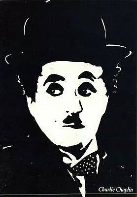 Art Postcard Actor Charlie Chaplin By Jytte Morch (Beechwood Publications) MU2 • £3.12