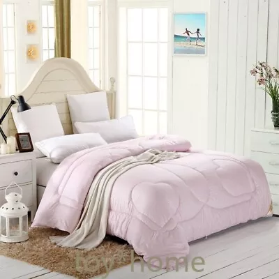 Natural/Mulberry Silk Comforter For Full Size Duvet/Blanket/Quilt Beige Filler • $67.99