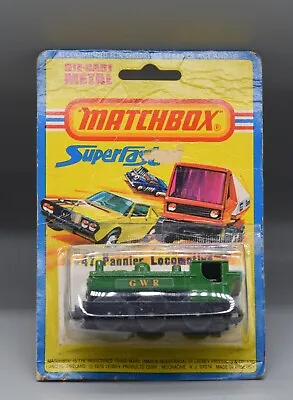 1970s Lesney MATCHBOX Superfast #47 Pannier Locomotive DIECAST Train Die Cast !! • $10