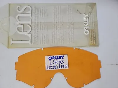 Old School NOS Oakley Google L Series Replacement Lens Bmx Motocross Bike Racing • $10.99