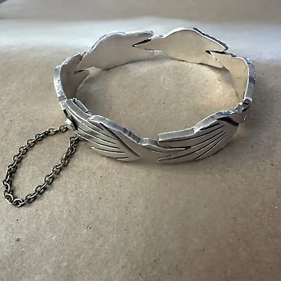 Vintage Sterling Mexico City Taxco Jacobo Brothers Bracelet Eagle 3 45.4 Grams • $25
