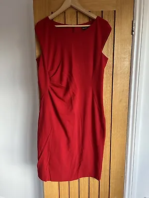 Phase Eight Red Dress Size 16 • £12