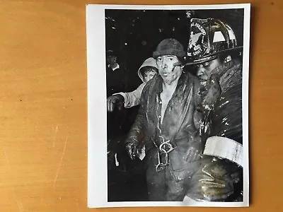 $20 • Buy RARE VINTAGE WEEGEE-ESQUE DISASTER: Rescued By Firefighters News Service Photo