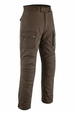 Warrior Classic Brown Motorcycle Protection Waxed Cotton Waterproof Trouser Pant • $159.99