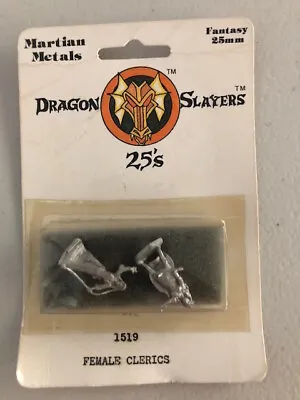 Martian Metals Dragon Slayers 25's Female Clerics 1519 Fantasy Pack 25mm - New • $13.99