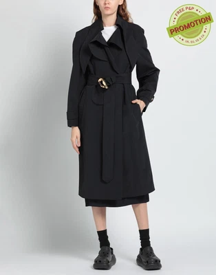 £249.98 • Buy RRP€1055 JW ANDERSON Exaggerated Collar Chain Link Trench Coat US2 UK6 XS Belt