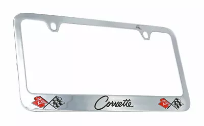 Chevrolet Corvette C2 Chrome Plated Metal License Plate Frame Holder • $43.95