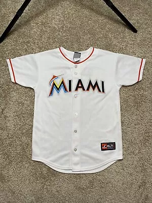 JOSE REYES Jersey Miami Marlins #7 Youth Large Majestic White MLB • $16.88