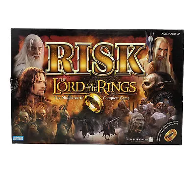 2002 RISK The Lord Of The Rings The Middle-Earth Conquest - COMPLETE GAME • $25.49