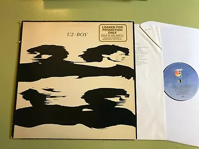 U2 1980 US ISLAND ORIGINAL LP BOY Vinyl Bono Island Blue Ilps9464 W/lyric PROMO! • $55