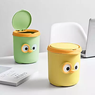 Mini Trash Can Waste Bin Desktop Dustbin Garbage Baskets Plastic Cute Waste Can • $13.55