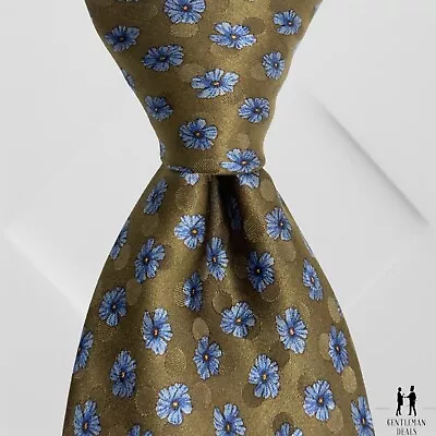 Stefano Ricci Men Neck Tie 100% Silk Soft  Floral Polka Dots Madder Long 60 X3.5 • $99.95