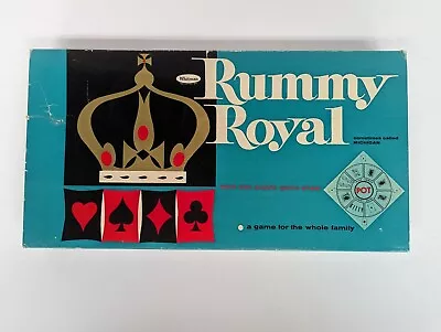 VINTAGE Rummy Royal 1962 Whitman NO 4713 Michigan Rummy Game Board 30  X 30  • $19.99