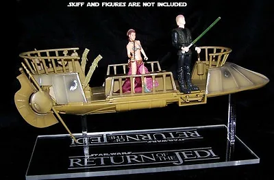 Acrylic Display Stand For Star Wars Jabbas Tatooine Skiff POTF  And Vintage • $26.45
