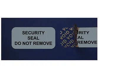 Tamper Evident Security Seals Do Not Remove Labels (Stickers) 20mm X 40mm • £11.55