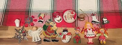 Vintage Christmas Ornaments Mixed Lot • $16.95