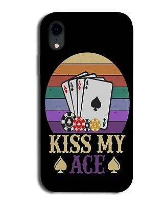Funny Kiss My Ace Phone Case Cover Poker Full House Cards Set Of Aces Chips BS69 • £14.95
