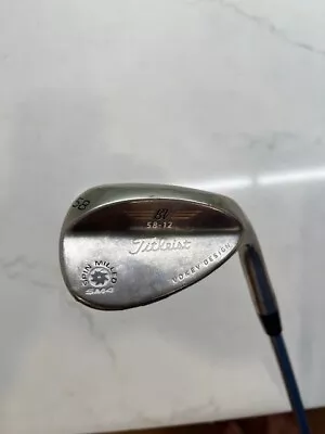 Titleist Vokey SM4 Golf Club Wedge Steel Shaft - 58 Degree/12 Bounce - RH - USED • $30