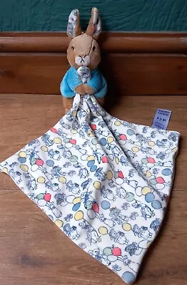 Marks & Spencer M&S Peter Rabbit 120 Years Bunny Baby Plush Comforter Blanket • £12.99