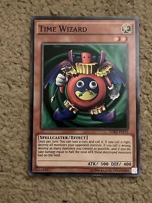 Time Wizard~LDK2-ENJ15~ Common Unlimited Edition Yu-Gi-Oh Card • £2.50