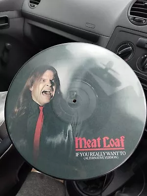 Meat Loaf “If You Really Want To” (Alternative Version) [Vinyl Picture Disc] • £15