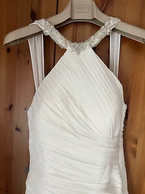 Ex Sample Maggie Sottero Ivory Lace Wedding Dress • £348