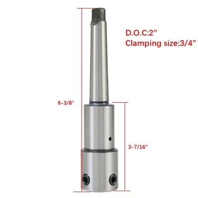 £37.33 • Buy FOR Weldon/Shank Magnetic Drill Annular-Cutter Arbor Morse 2 Taper MT2 To 3/4