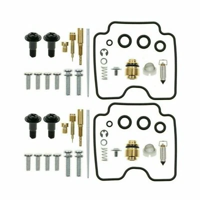 $16.99 • Buy 2 Sets For Yamaha V-Star 1100 XVS1100 1999-2009 Carburetor Repair Kit Air Screw
