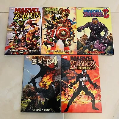 Marvel Zombies Vol. 1 2 3 4 + The Covers Hardcover Graphic Novel Lot Set 2006 • $119.99