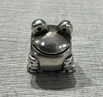 925 Sterling Silver Pandora Frog Charm • £27