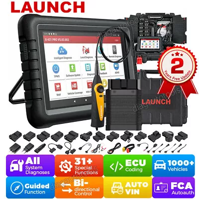 2024 LAUNCH X431 PROS V+ Elite Car Diagnostic Scanner Key Coding Bidirectional • $709