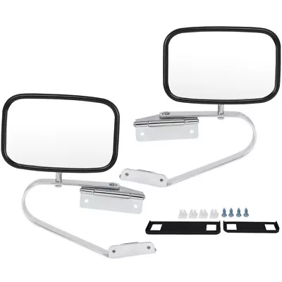 Pair Set RH + LH Side Fold Manual Mirrors For 1988-96 Ford F450 Truck • $45.91