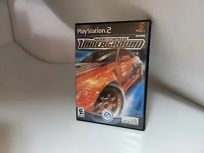 Need For Speed Underground Playstation 2 PS2 CIB Complete W/Reg Card Tested #J35 • £23.17
