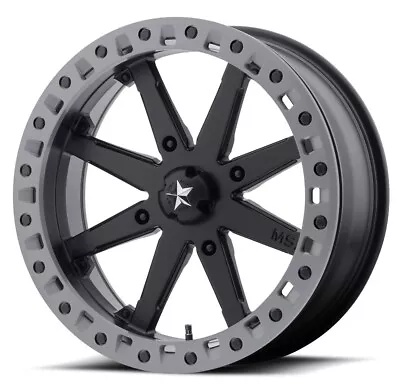 MSA M31 Lok2 Beadlock ATV Wheel - Satin Black [18x7] +0mm 4/137 [M31-08737] • $387
