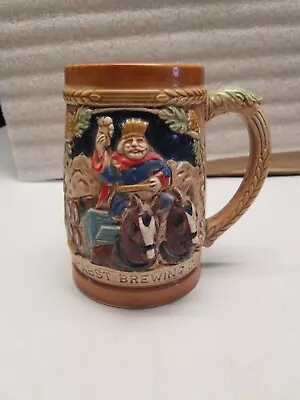 King Gambrinis Pabst 1986 Holiday Stein Limited Edition • $15
