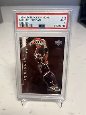 1998 UD Michael Jordan Black Diamond #11 DOUBLE RED /3000 - PSA 9 (LOW POP) • $199.99