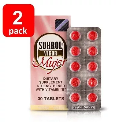 2 Sukrol Vigor Mujer 30 Caps ✅ Woman🌸 Dietary Supplements 30 Tabs Sukrol Mujer • $22.99