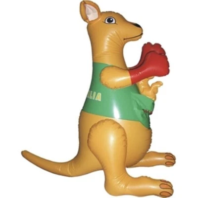 $29.99 • Buy Inflatable Boxing Kangaroo With Red Gloves 1 Metre Height